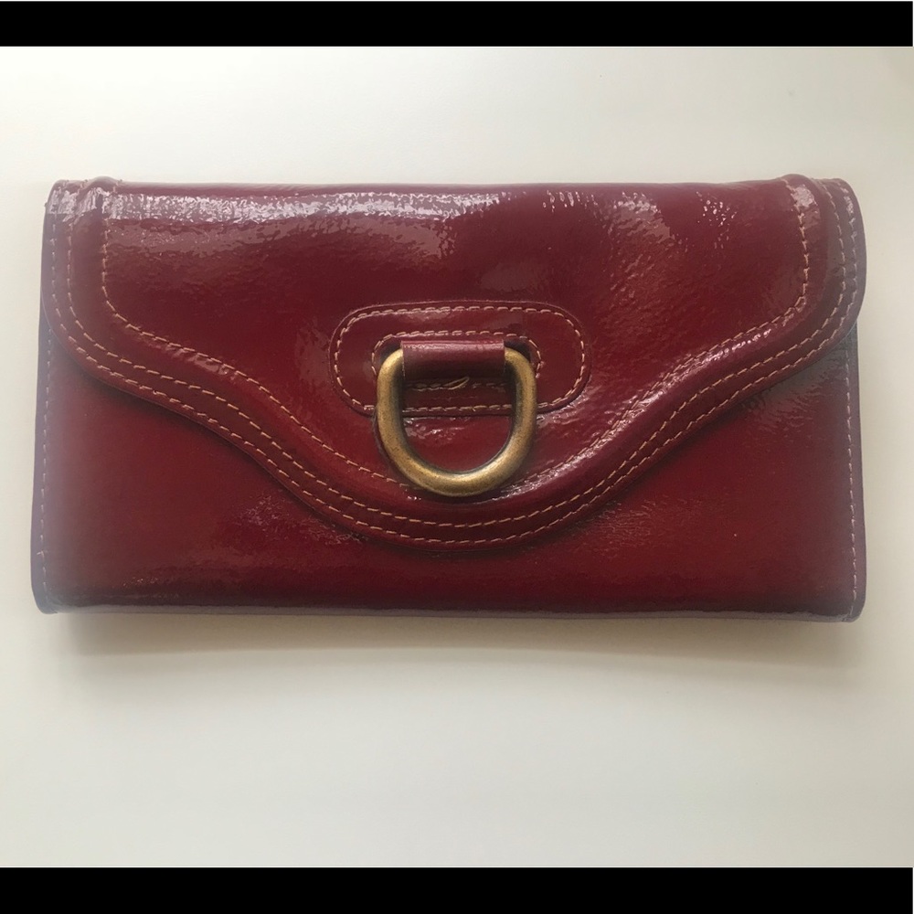 Red Clutch Wallet